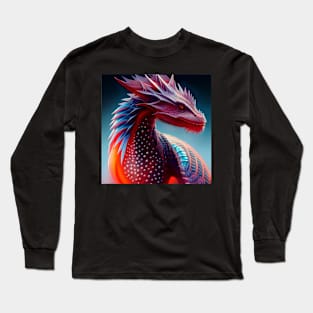 Crystal Dragons Series #22: Feral Ornamental Long Sleeve T-Shirt